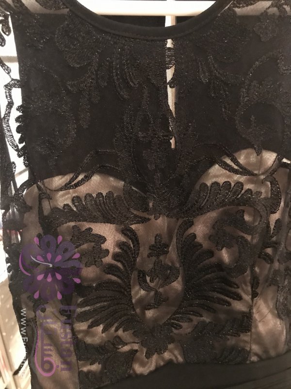 Black&Champagne Jane Norman Maxi Dress
