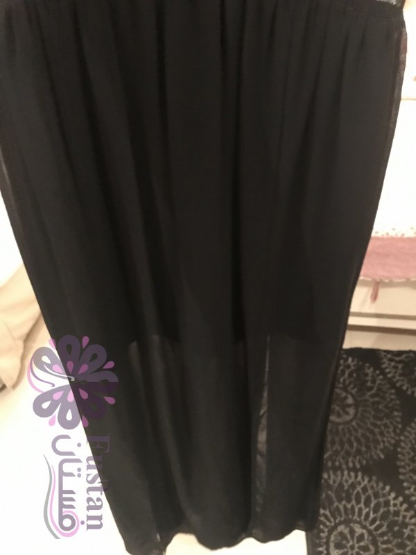 Black Shired Maxi Dress