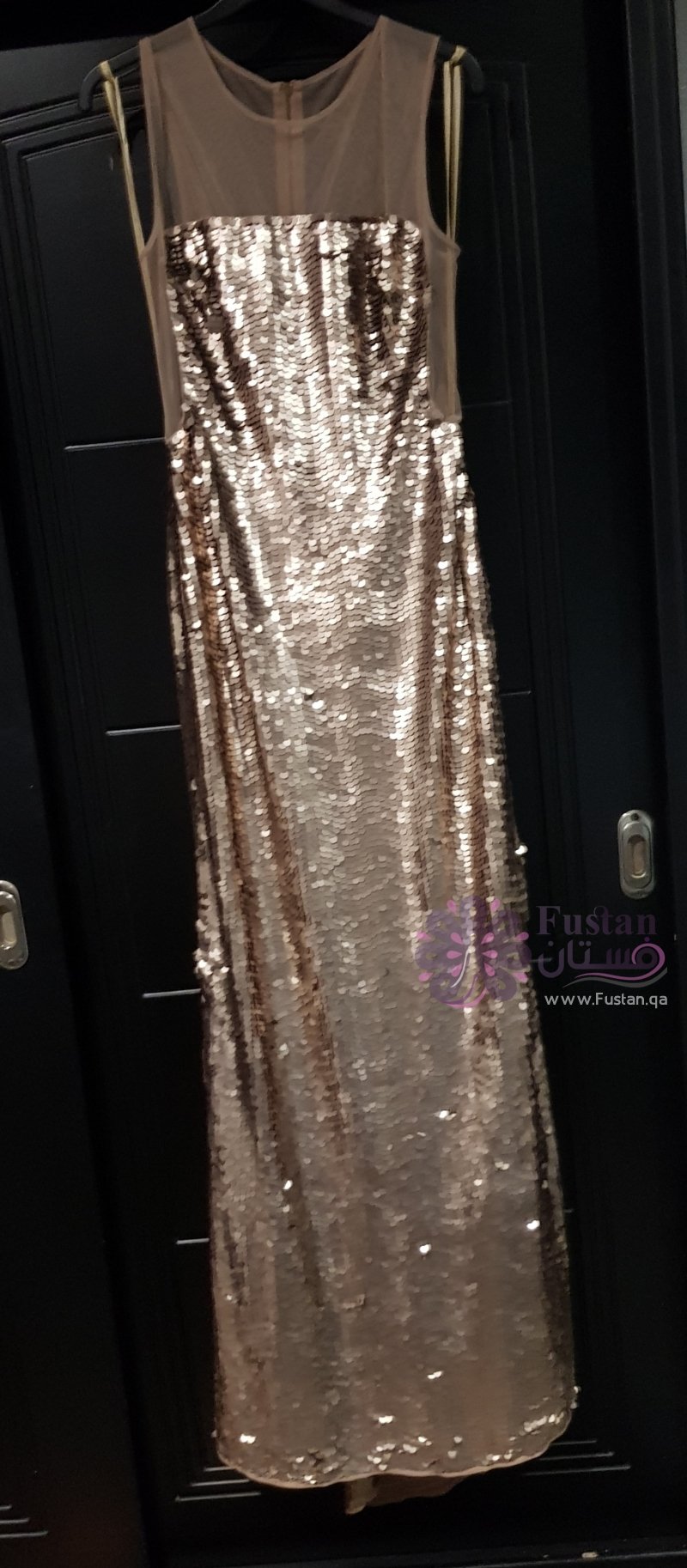 BCBG Gold Sequined Dress