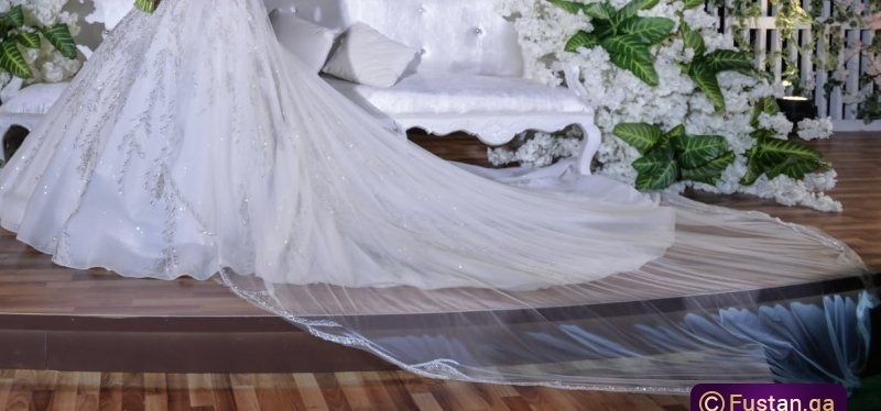 فستان عروس لبسة واحدة تصميم marcela de cala