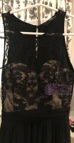 Black&Champagne Jane Norman Maxi Dress