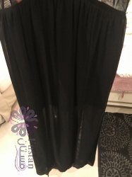 Black Shired Maxi Dress