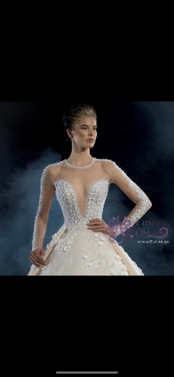 Bride’s wedding dress
