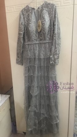 فستان سهره طويل عل الموضه
